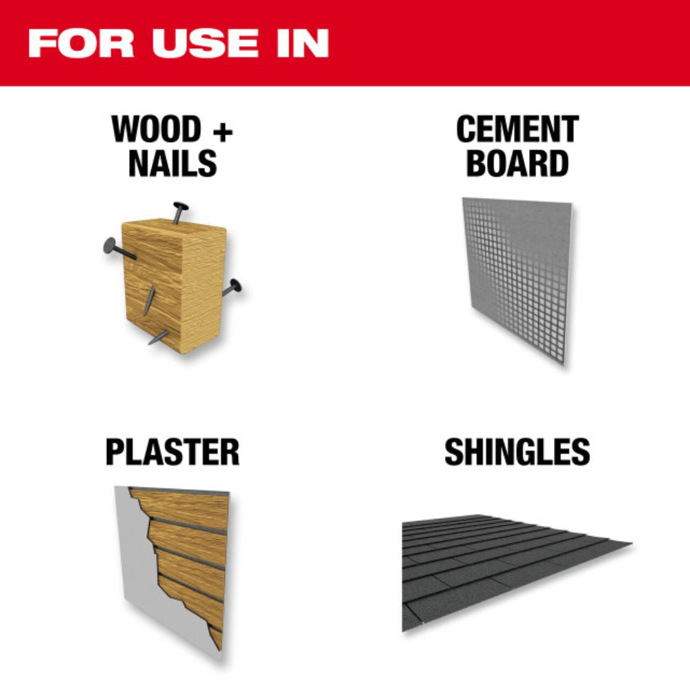 Milwaukee 49-56-9295 9 PC BIG HAWG with Carbide Teeth Hole Saw Kit with PACKOUT Compact Organizer
