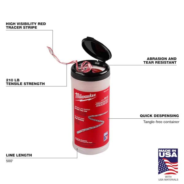 Milwaukee 500ft Poly Full Line - 48-22-4138