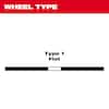 Milwaukee 49-94-4500 Cut-Off Wheel 4-1/2 in. x .045 in. x 7/8 in. (Type 1)