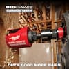 Milwaukee 10-piece hole saw kit with red carrying case containing various sized saws and carbide-tipped cutting tools.