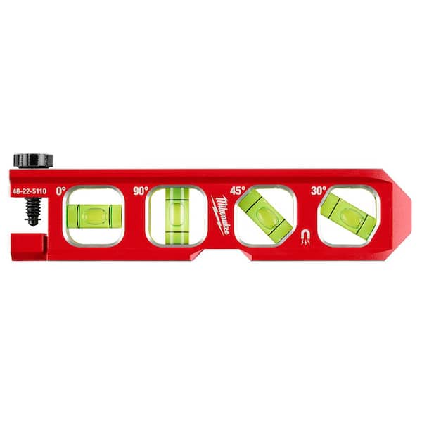 Milwaukee 6.5 inch Pipe Lock Billet Torpedo Level - 48-22-5110