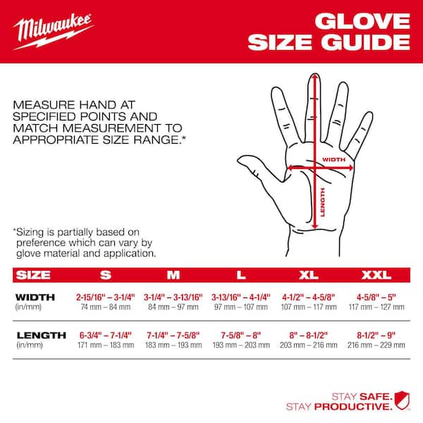 Milwaukee Wrecking Work Gloves - Large - 48-73-8532