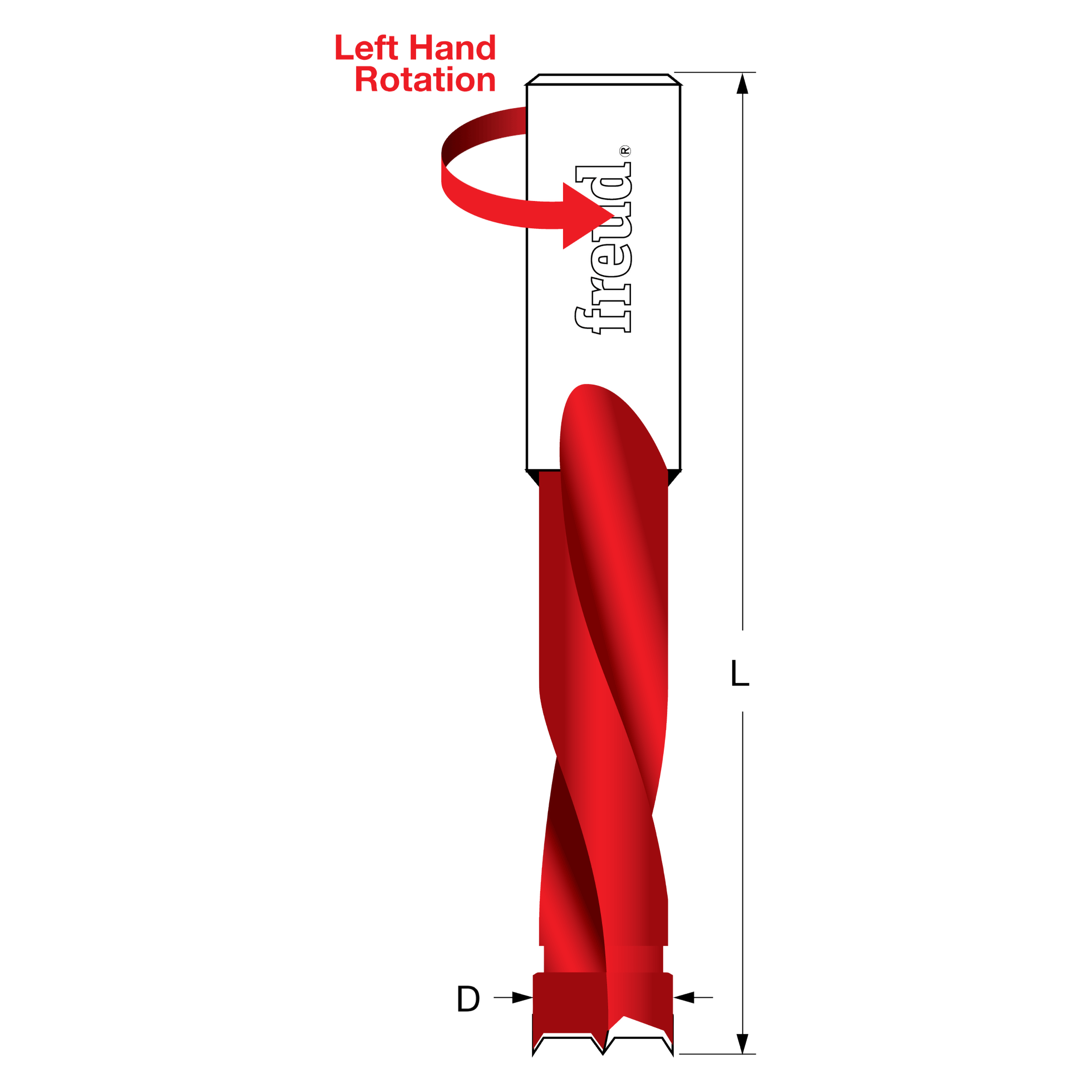 Freud BP70057L 7 mm (Dia.) Brad Point Bit