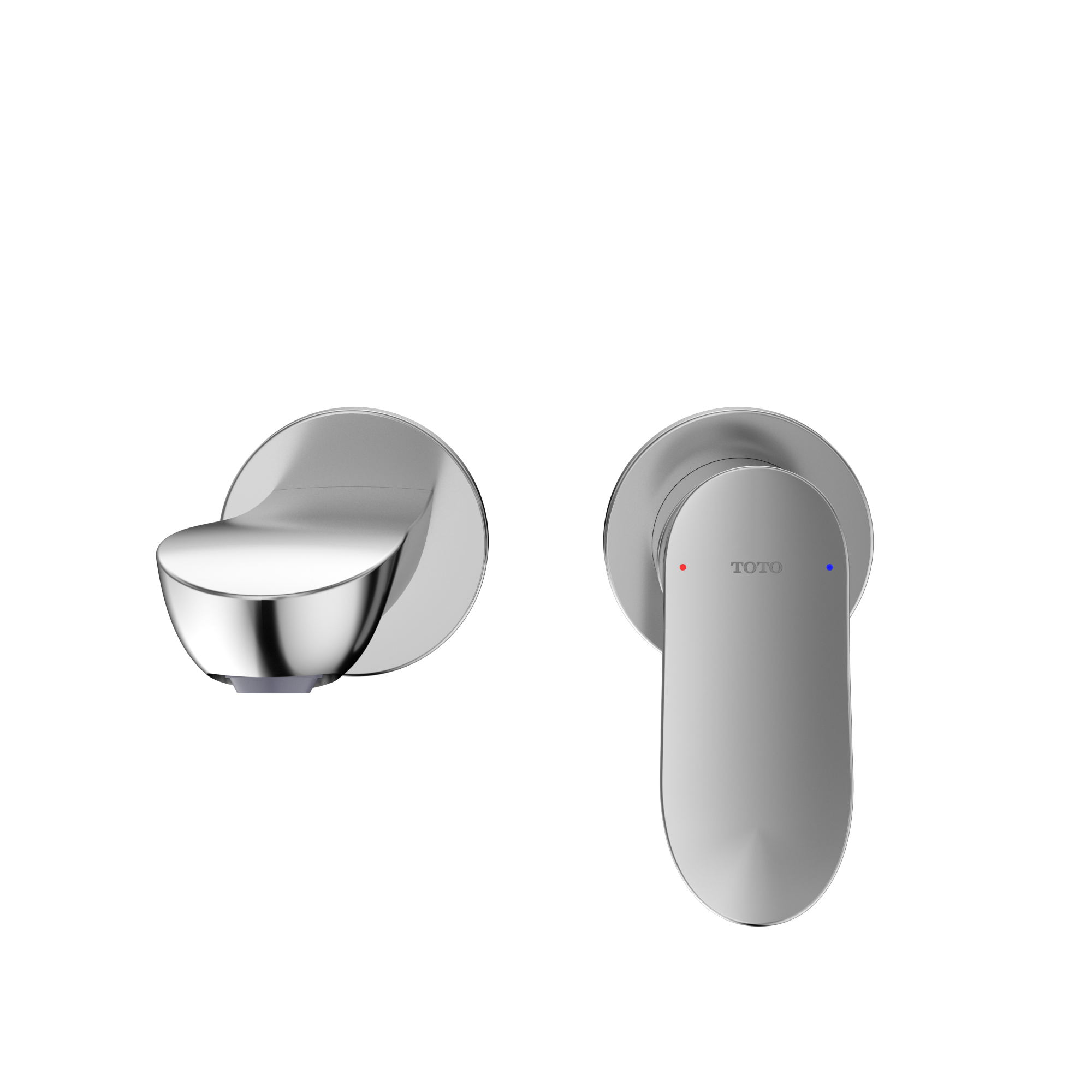 Toto TLG01311UA#CP GO 1.2 GPM Wall-Mount Single-Handle L Bathroom Faucet with COMFORT GLIDE Technology in Polished Chrome