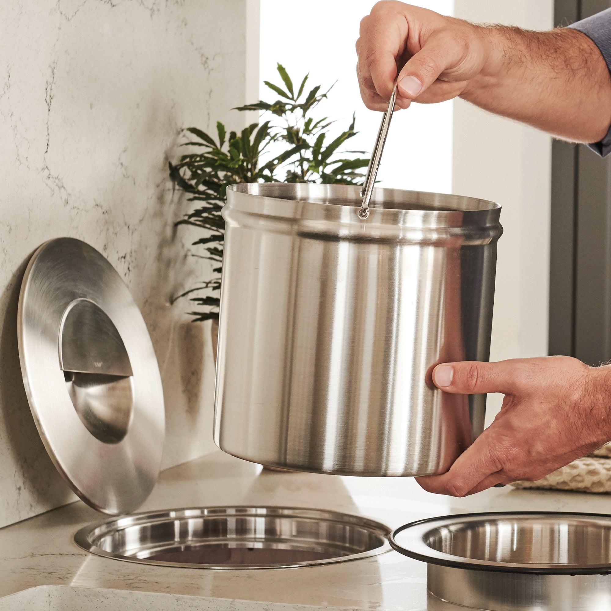 Blanco 512471 Solon Compost System (Dual Mount)