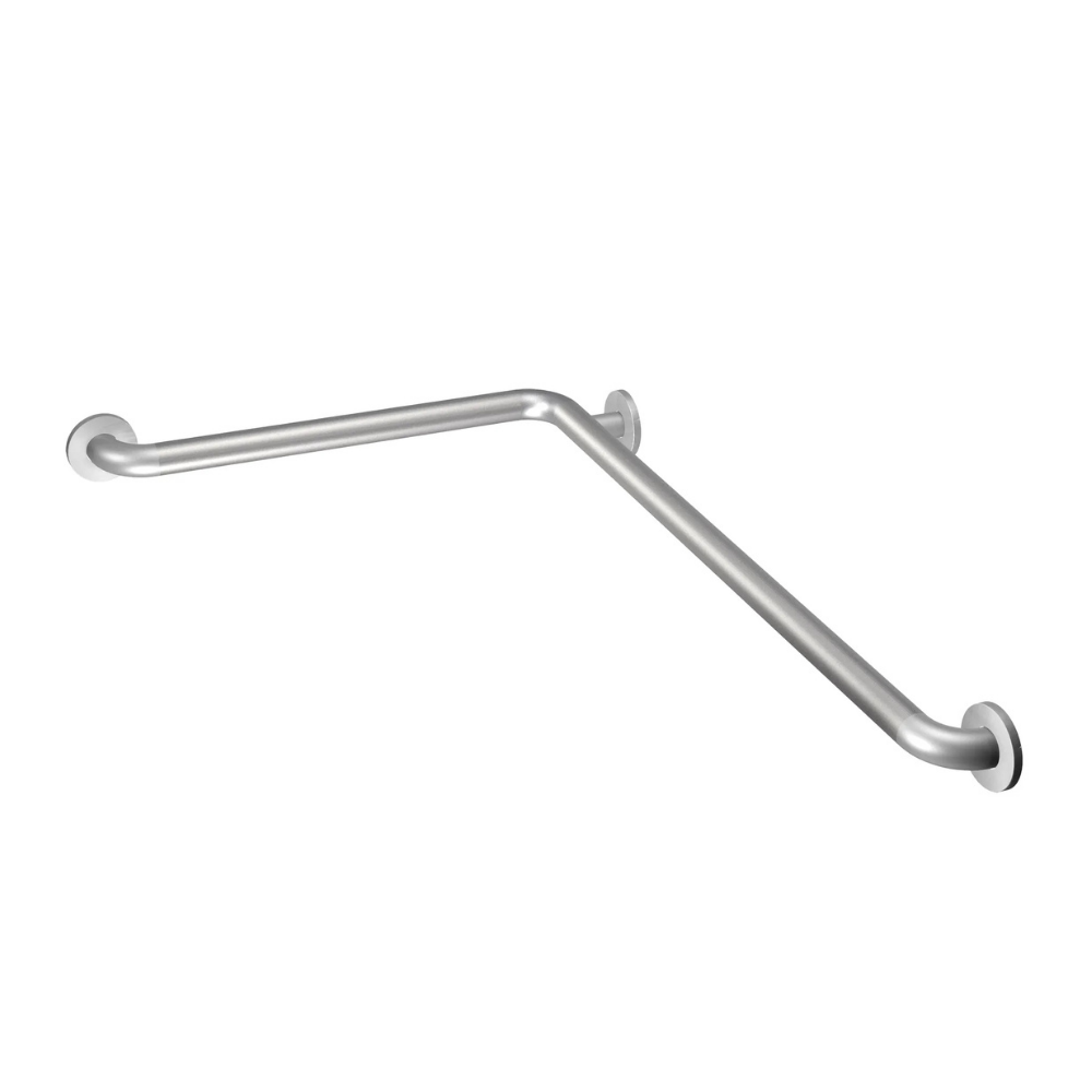 Moen 8996 Home Care Peened Peened 24" L-Shaped Grab Bar