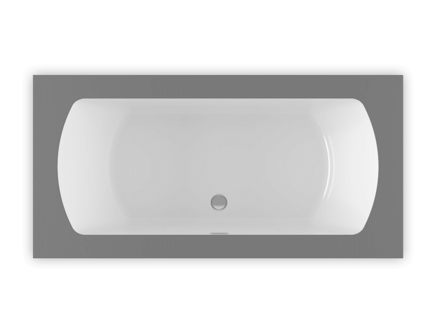 Bain Ultra Monarch 7236 Rectangular Alcove Or Drop In 2-Person 63 Gallon 44 Jet Thermomassuer Bathtub with 1-1/2" Standard Deck Heated Backrest and Heated Headrest in White - BMOSRB00T-01