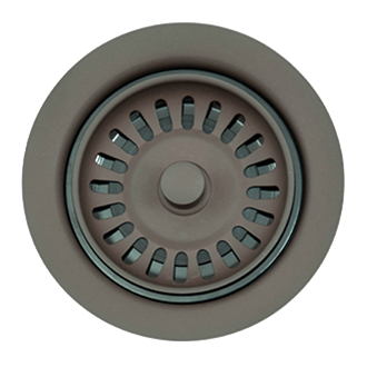 Oil rubbed bronze slip joint tailpiece extension tube with circular mounting flange and ventilation slots.