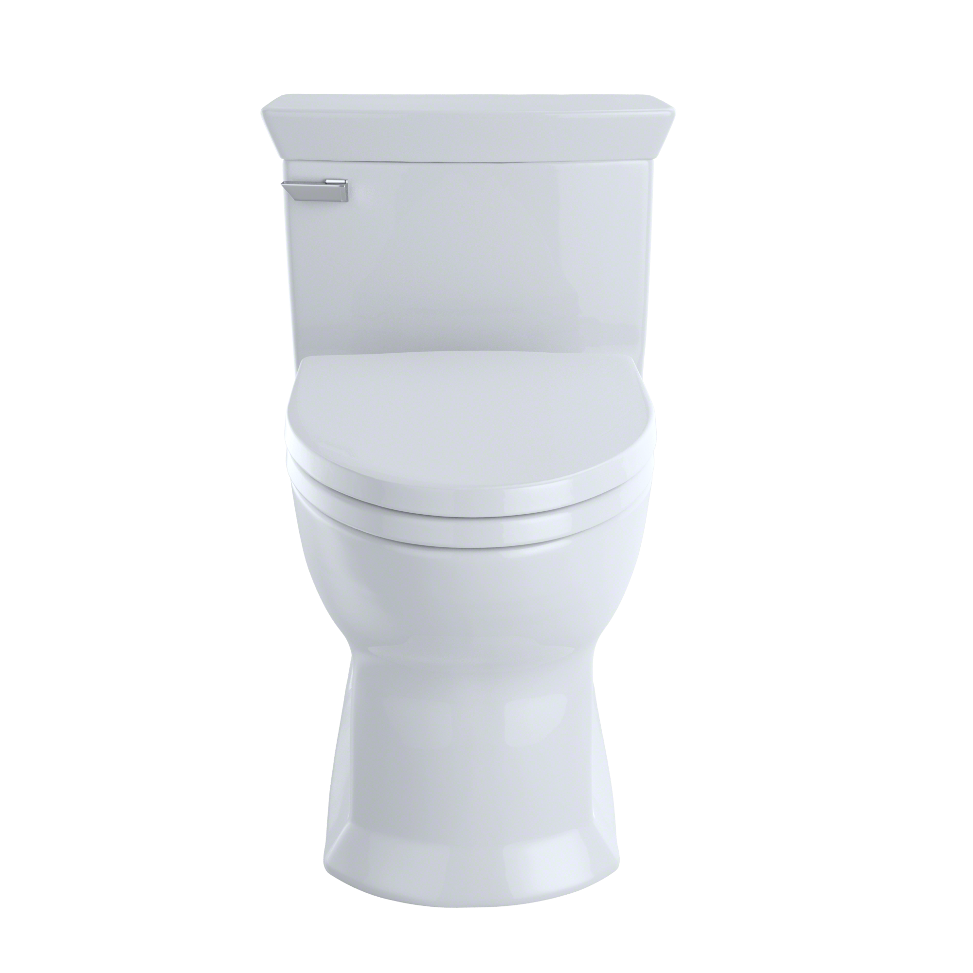 Toto Soiree One Piece Elongated Universal Height Toilet with CEFIONTECT 1.28 GPF with SS214 SoftClose Seat in Colonial White