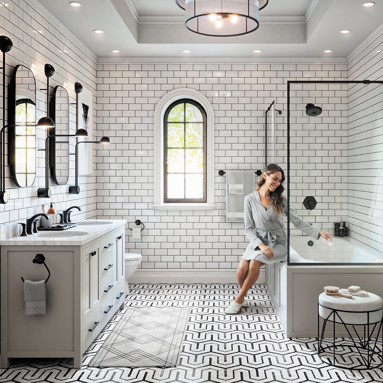 Hansgrohe 04837670 Locarno Toilet Paper Holder in Matte Black