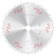 Freud 300mm circular saw blade with carbide-tipped teeth and central mounting hole on silver metal disc.