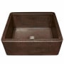 Native Trails CPK270 Farmhouse 25" Copper Kitchen Sink: Antique Copper