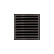 Infinity Drain 4" x 4" ND 4-2A ORB Center Drain Kit: Oil Rubbed Bronze