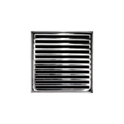 Infinity Drain 5" x 5" ND 5-3P PS Center Drain Kit: Polished Stainless