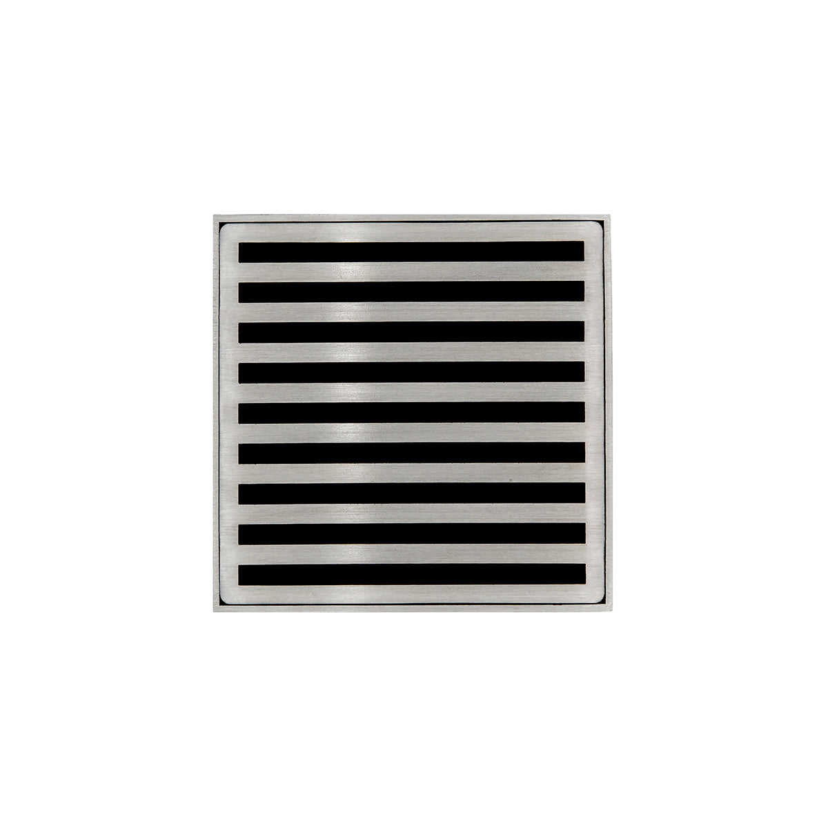 Infinity Drain 5" x 5" NDB 5-P SS Center Drain Kit: Satin Stainless