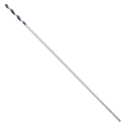 Long gray drill bit with black spiral flutes at the tip, 5/16 inch diameter.