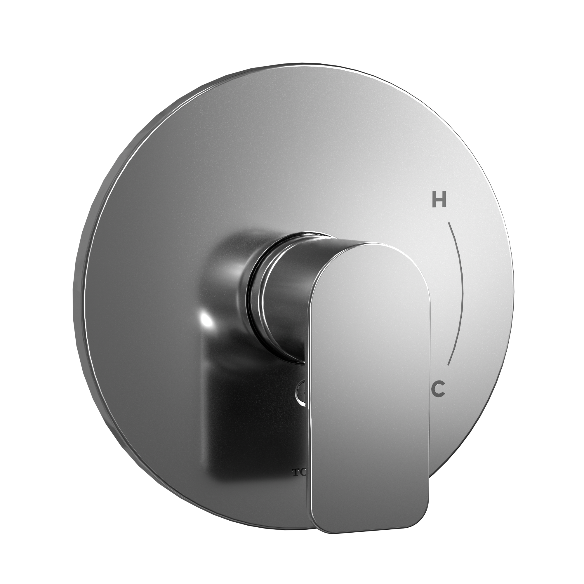 Toto Oberon Round 7 Inch Pressure Balance Valve Shower Trim, Polished Chrome - TS362P#CP
