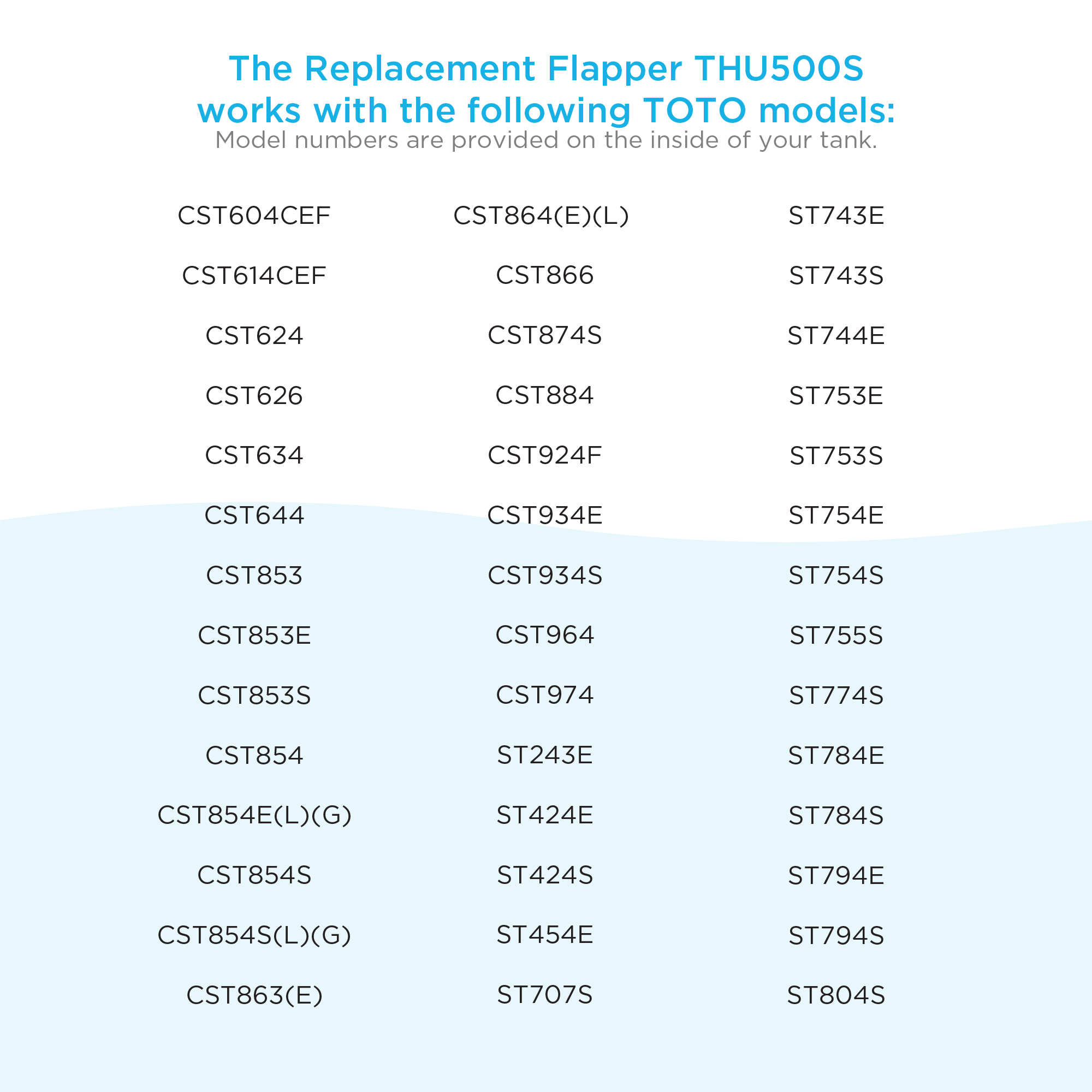 Toto THU500S Universal Flapper