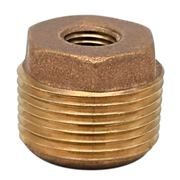 Legend Valve 1-1/4" x 1" Threaded No Lead Hex Bushing MNPT, FNPT in Cast Bronze - 310-487NL