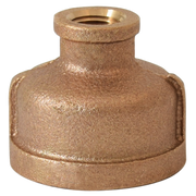 Legend Valve 1-1/2" x 1" Threaded No Lead Reducing Coupling, FNPT x FNPT in Cast Bronze - 310-379NL