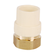 Legend Valve 1/2" No Lead CPVC x FNPT Transition Fitting in Forged Brass - 302-413NL
