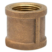 Legend Valve 1-1/2" Threaded No Lead Coupling, FNPT x FNPT in Cast Bronze - 310-087NL