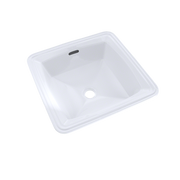 Toto Connelly Square Undermount Bathroom Sink With CeFiONtect, Cotton White