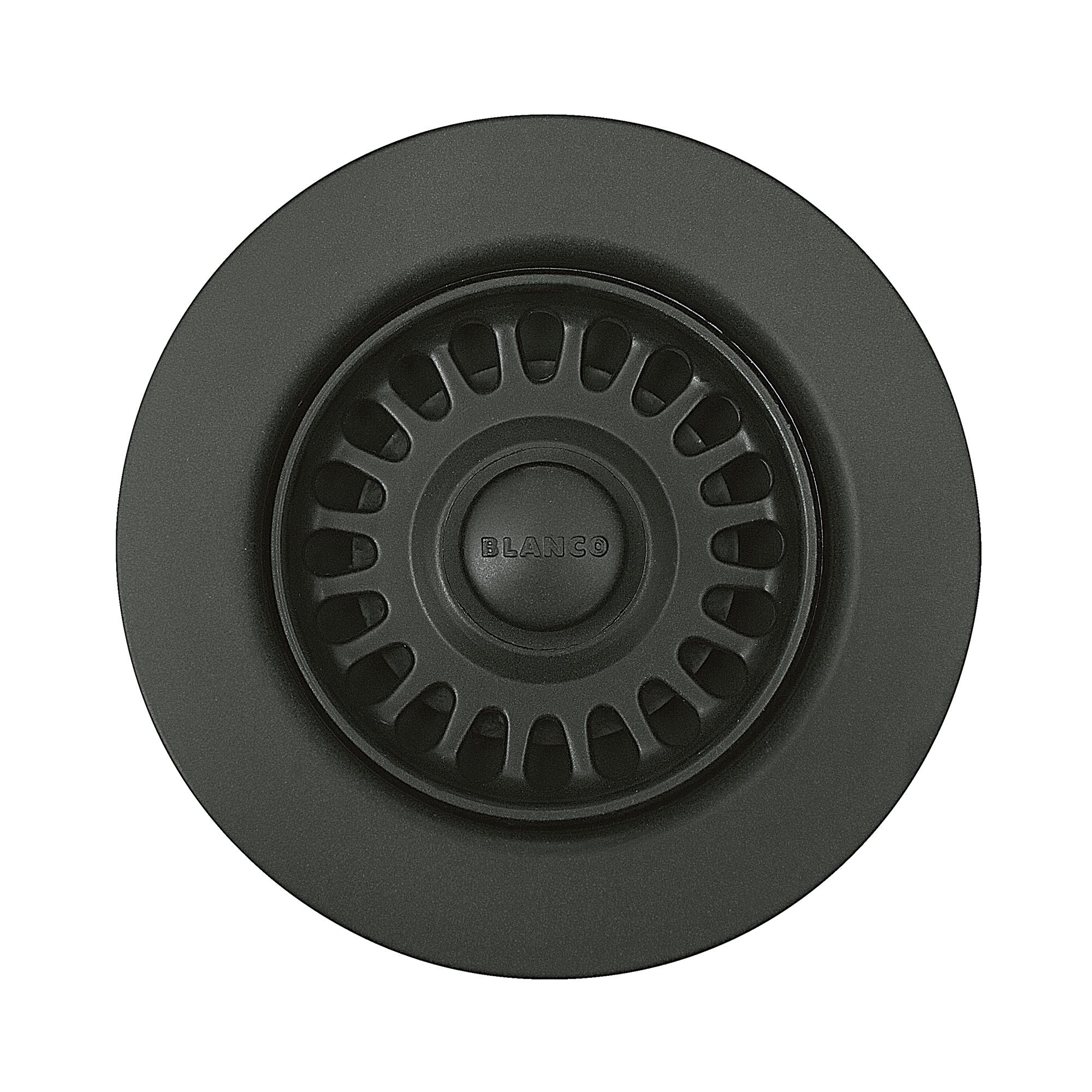 Blanco 441090 Decorative Basket Strainer: Anthracite (Not for use with a garbage disposal)