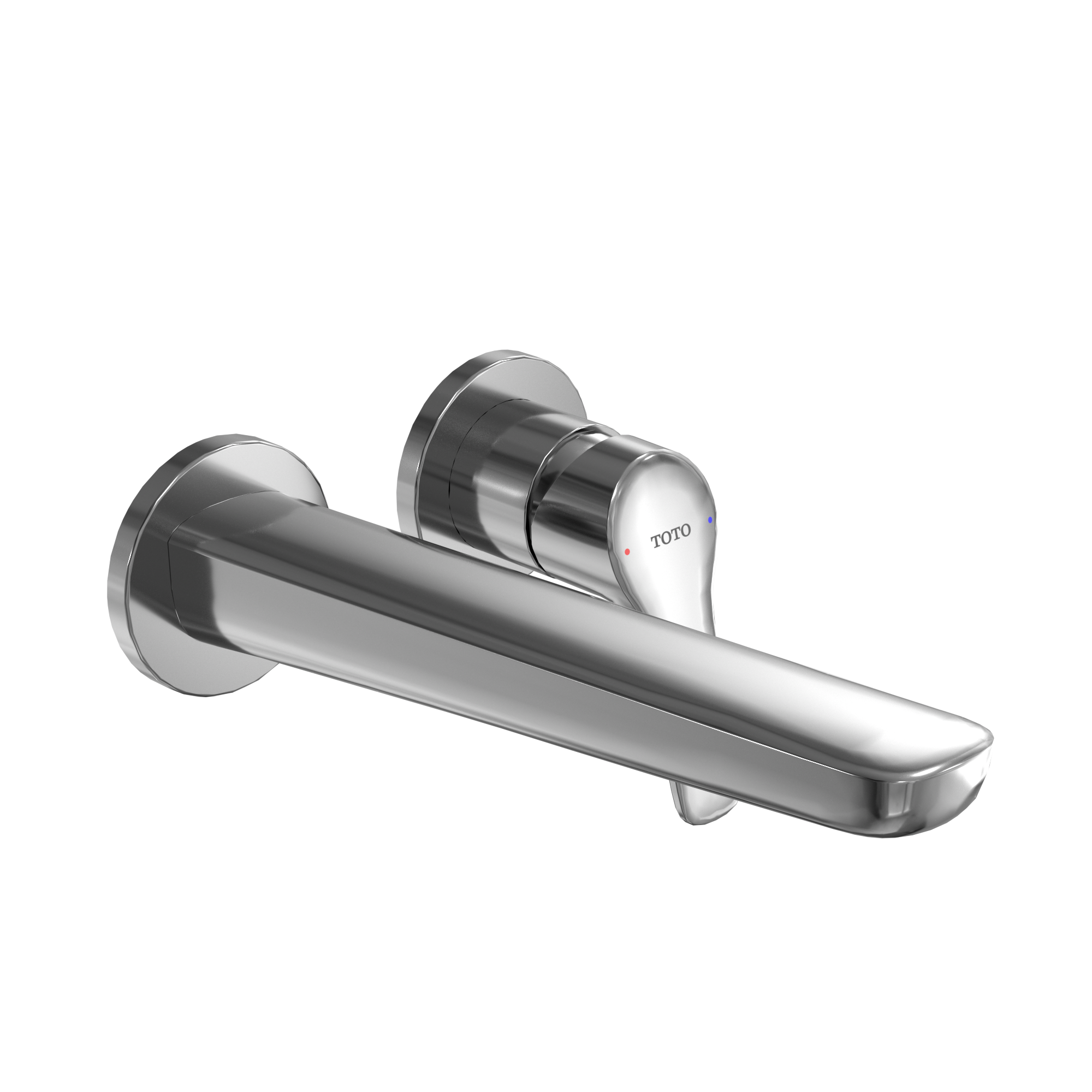 Toto GS 1.2 GPM Wall-Mount Single-Handle Bathroom Faucet with COMFORT GLIDE Technology, Polished Chrome - TLG03308U#CP