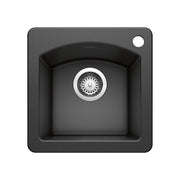 Blanco 440204 Diamond Bar Sink Silgranit II: Anthracite Drop In Kitchen Sink
