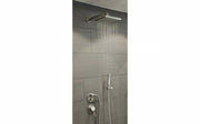 Outdoor Shower Company CAP-0820HC-118ZAS-8 Wall Mount Lever Handle Mixing Valve/Diverter w/Shower Head & Hand Spray Stainless Steel