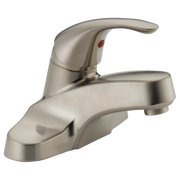 Peerless Faucets Core Single Handle Bathroom Faucet with Ceramic Disc Valve and Metal Push Pop Up