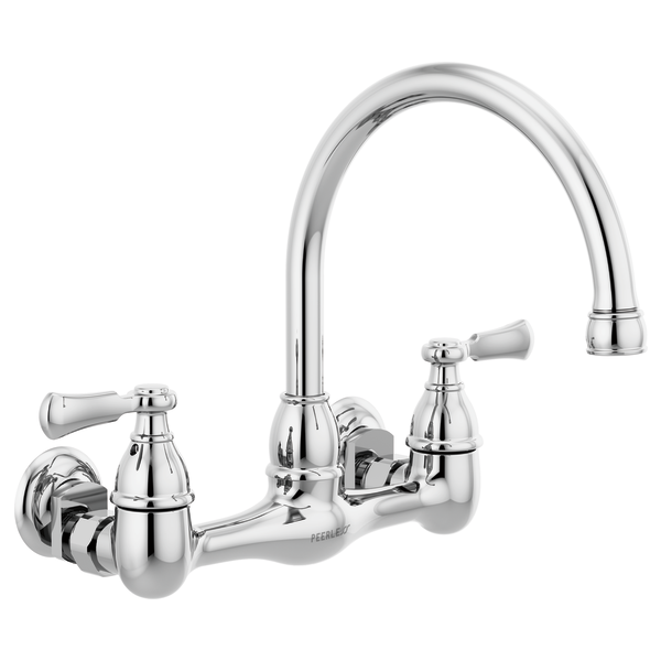 Peerless Faucets Elmhurst Two-Handle Wall-Mount Kitchen Faucet