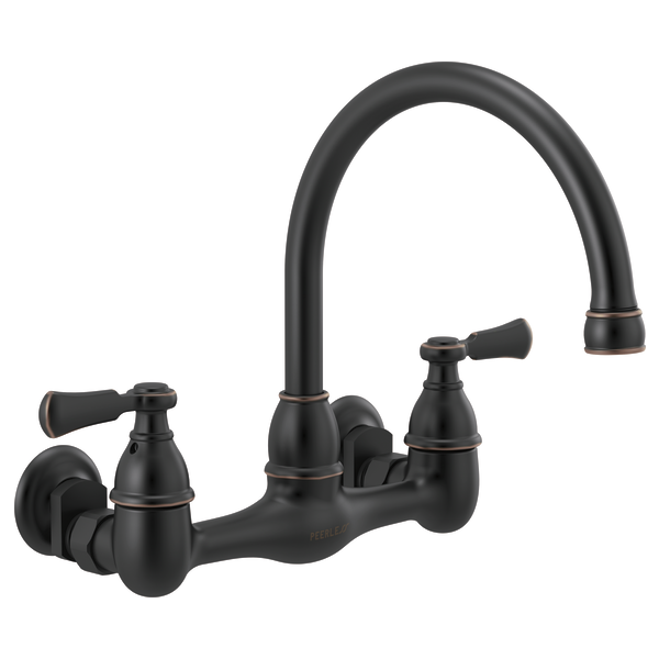 Peerless Faucets Elmhurst Two-Handle Wall-Mount Kitchen Faucet