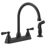 Peerless Faucets Elmhurst Two-Handle Kitchen Faucet with Spray