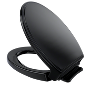 Toto SoftClose Elongated Traditional Slow Close Toilet Seat and Lid in Ebony