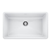 Blanco 440150 Precis Super Single Bowl: White Undermount Kitchen Sink