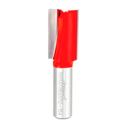 Freud 3/4" double flute straight router bit with red cutting head and silver shank.