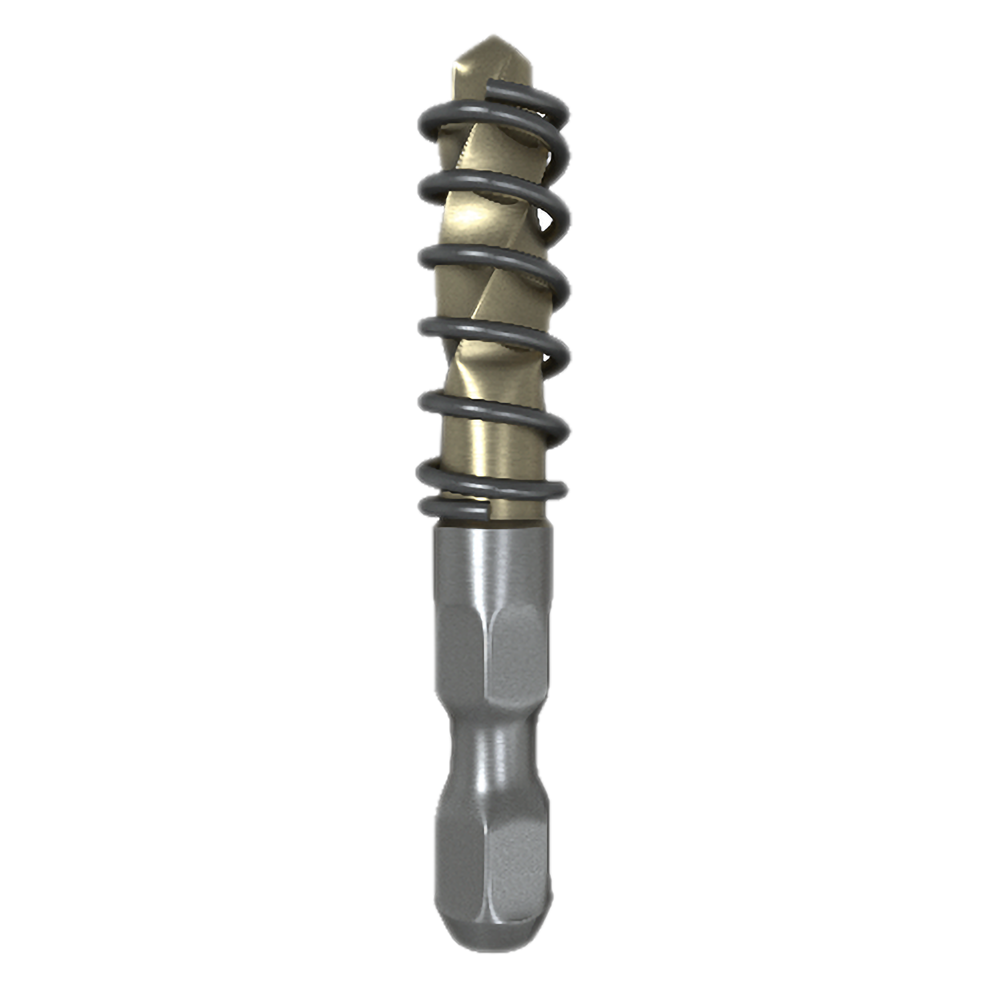 Steel Demon carbide hole cutter bit with plug eject pilot and black spring bands.
