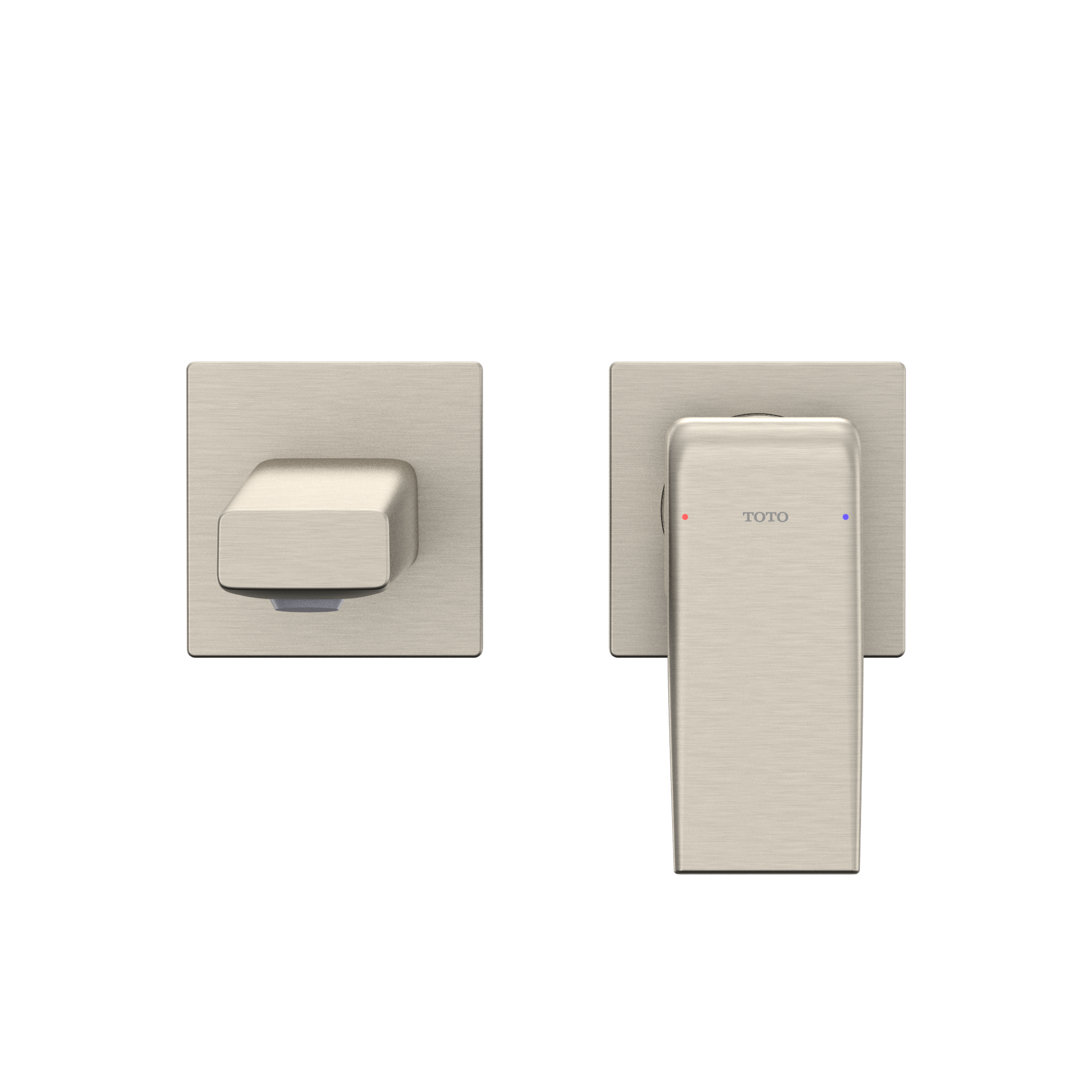 Toto GB 1.2 GPM Wall-Mount Single-Handle Bathroom Faucet with COMFORT GLIDE Technology, Brushed Nickel - TLG10307U#BN