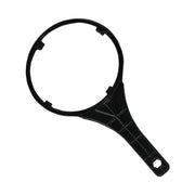 Black filter housing wrench with circular opening and textured grip handle for 3/4-inch filter systems.