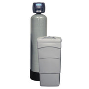 Sterling PSX1-45 water softener system with gray cylindrical tank, digital control head, and gray brine tank.