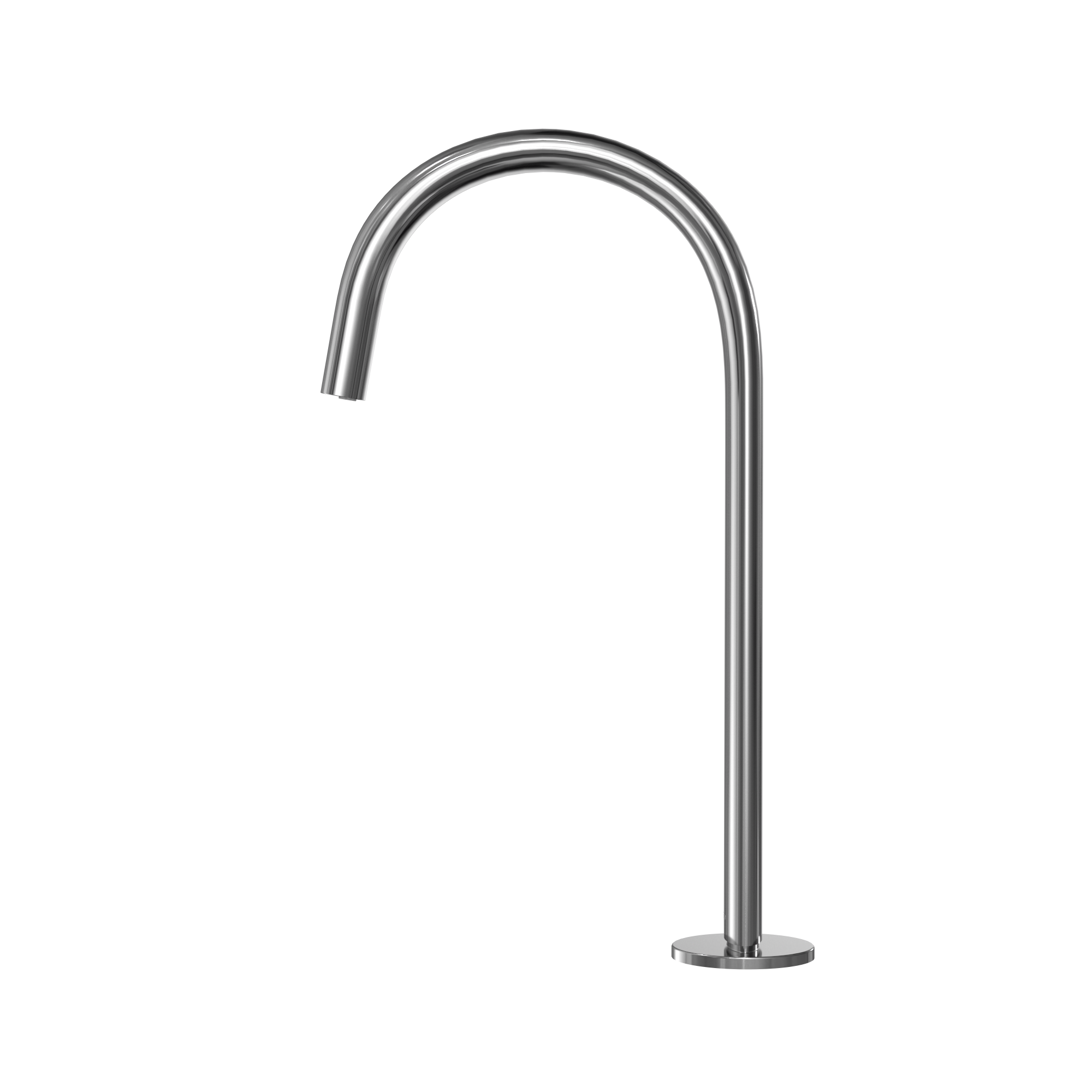 Toto Gooseneck Vessel ECOPOWER 10 Second On Demand Flow Touchless Bathroom Faucet 0.5 GPM with Thermostatic Mixing Valve in Polished Chrome