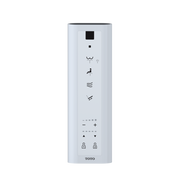 White Toto WASHLET K300 remote control with buttons for water spray, air dry, heating, and user presets.