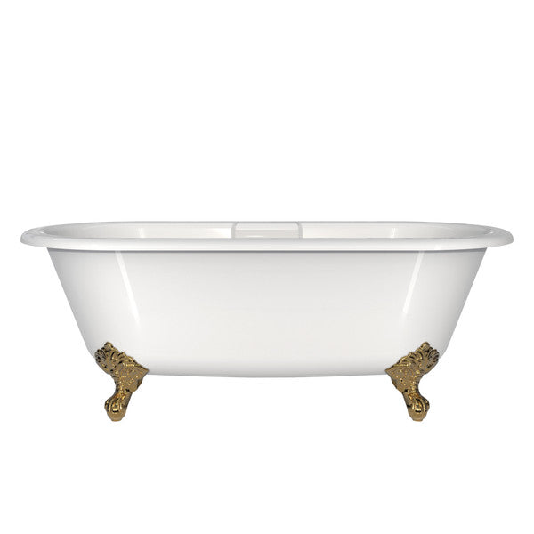 Victoria & Albert Cheshire 69" x 31" Freestanding Soaking Bathtub in Polished Brass - CHE-N-SW-OF+FT-CHE-PB