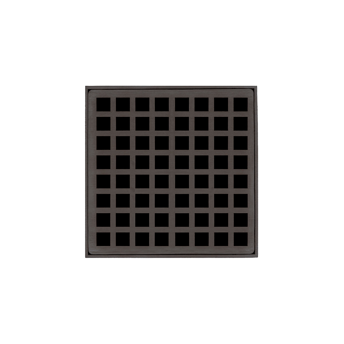 Infinity Drain 5" x 5" QDB 5-S ORB Center Drain Kit: Oil Rubbed Bronze
