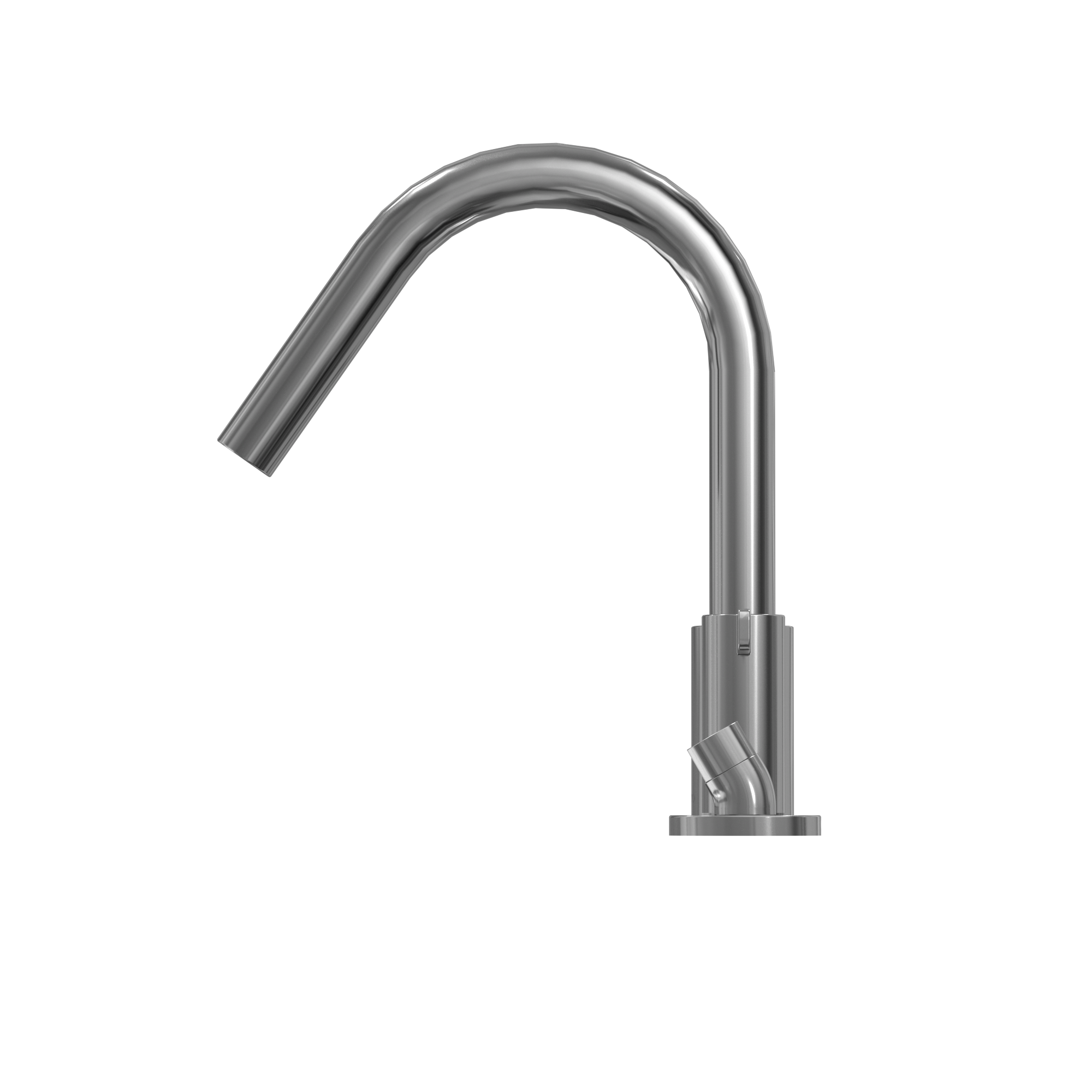 Toto GF Two Lever Handle Deck-Mount Roman Tub Filler Trim With Handshower, Polished Chrome