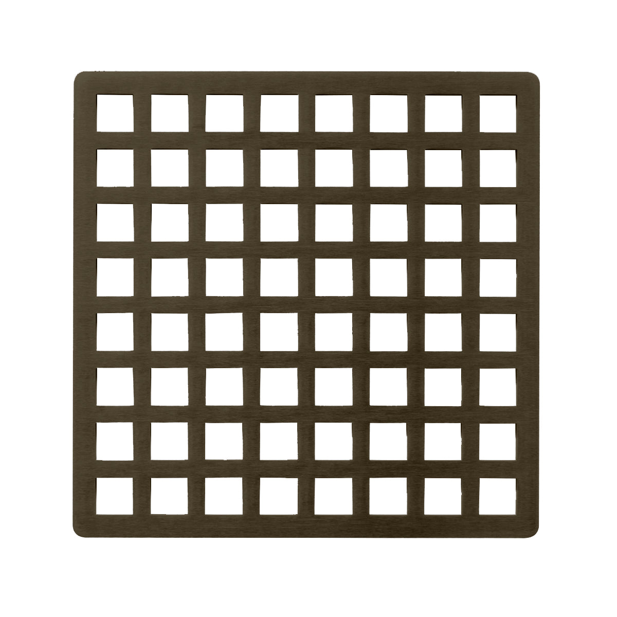 Infinity Drain 5" x 5" QS 5 ORB Center Drain Decorative Cover: Oil Rubbed Bronze