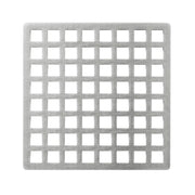 Infinity Drain 5" x 5" QS 5 SS Center Drain Decorative Cover: Satin Stainless