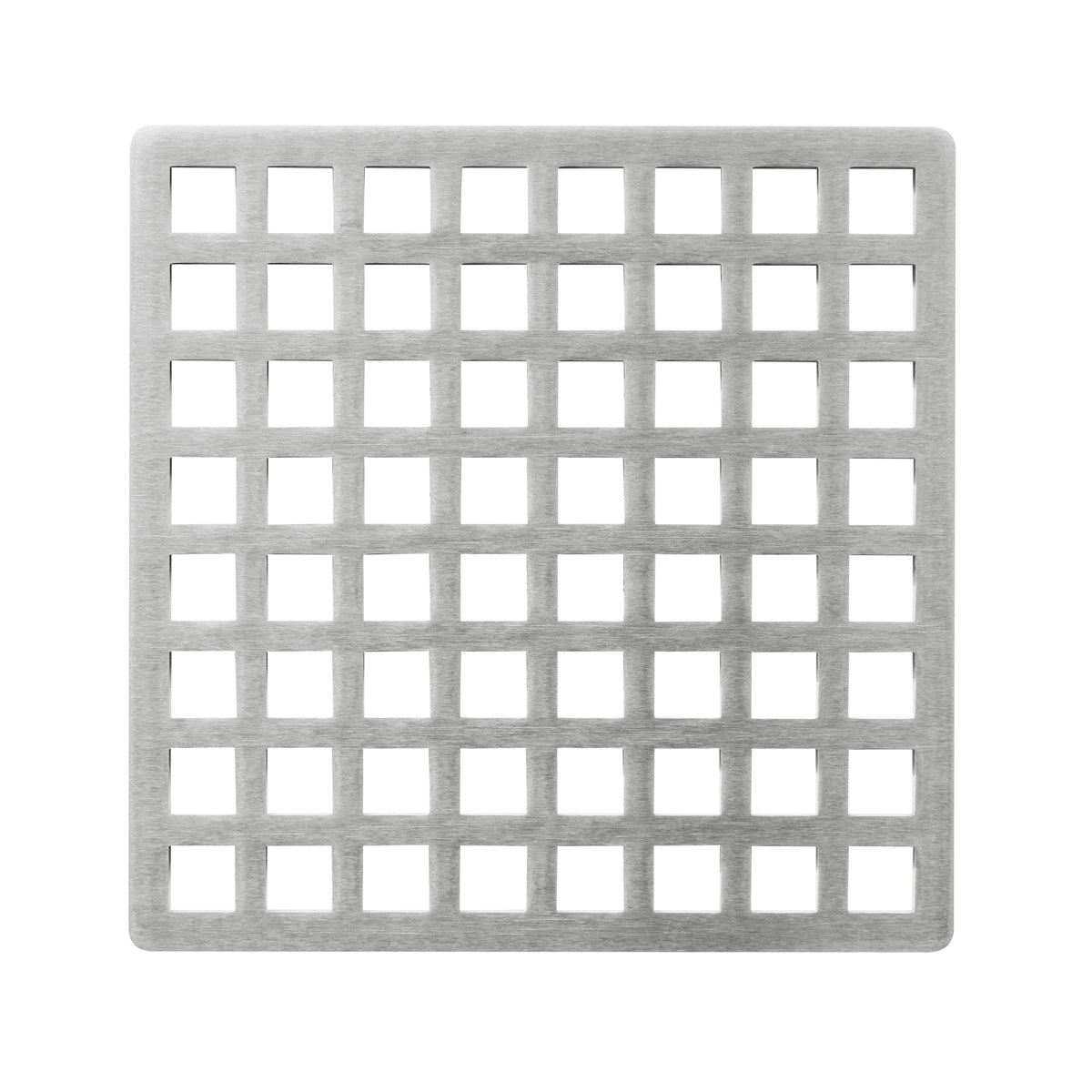 Infinity Drain 5" x 5" QS 5 SS Center Drain Decorative Cover: Satin Stainless